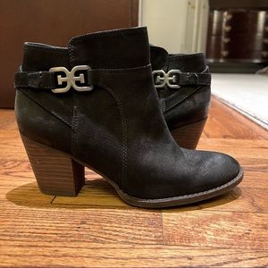 Sam Edelman Morgon Bootie, Black, Size 8